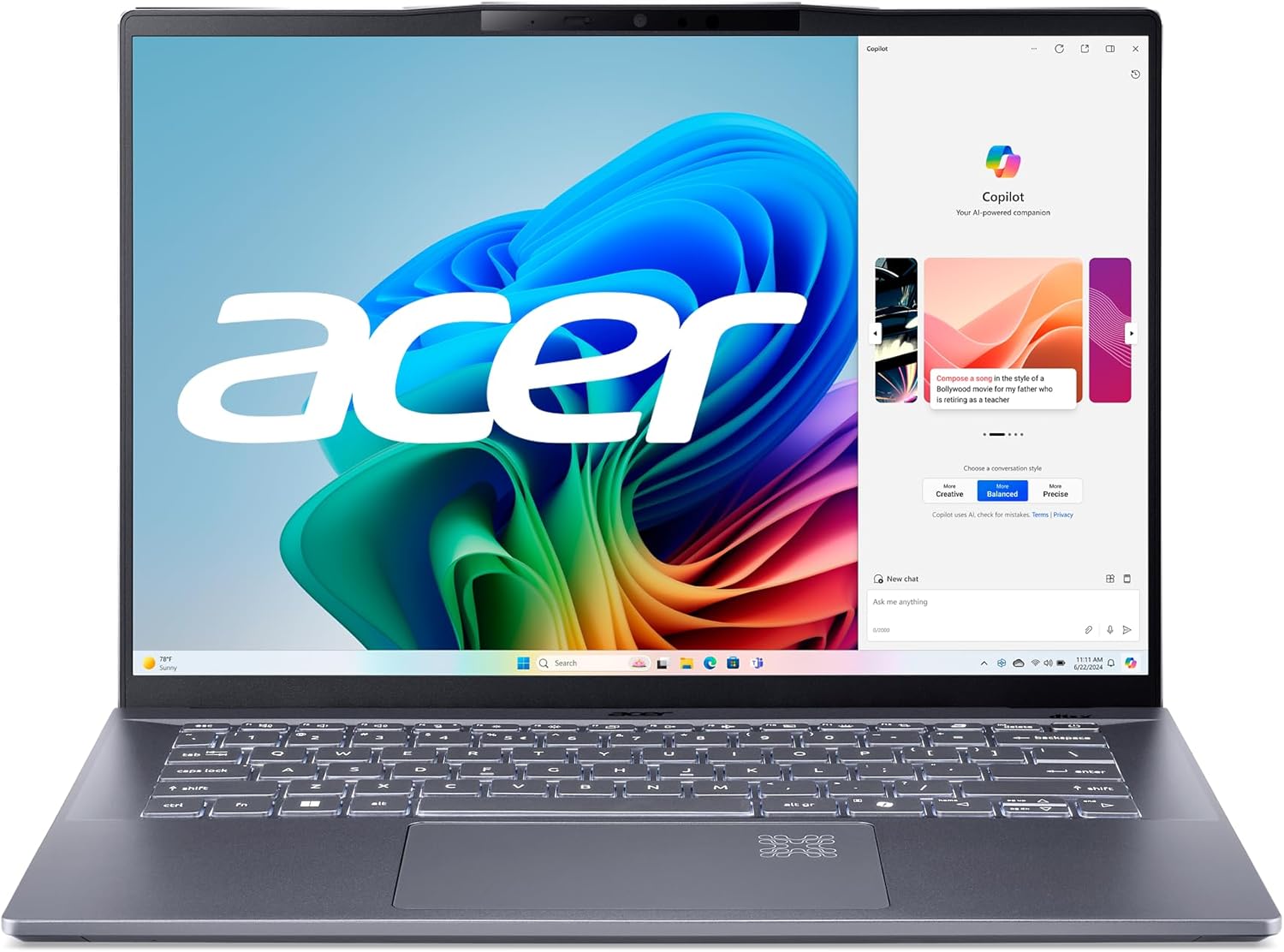 Acer Swift 14 AI Copilot+ PC: Power, Performance, and Next-Gen AI Experiences